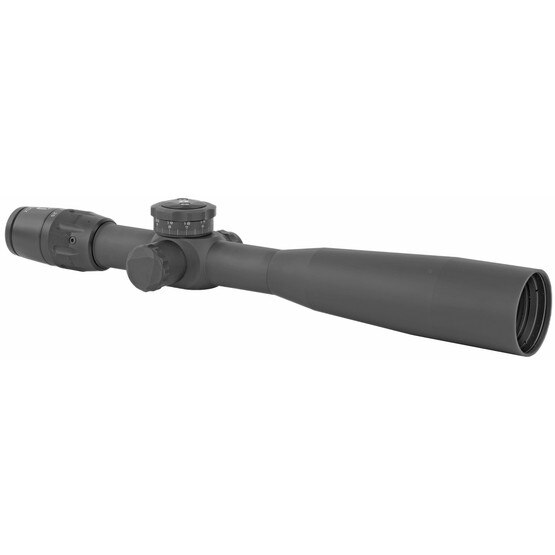 FDN 25X Scope with 5x-25x power and 52mm objective features low-profile adjustment knobs